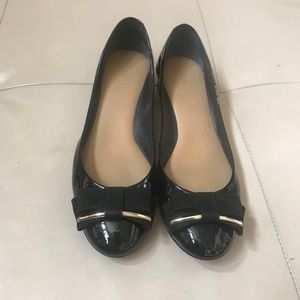 Kazar Black Patent Low Heel Pump, 42